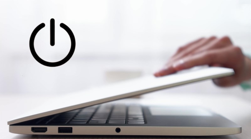 Mách bạn cách gập laptop mà không bị tắt máy